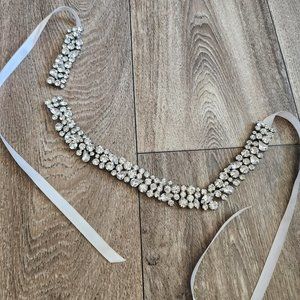 Rhinestone antique ? hair accessory or choker